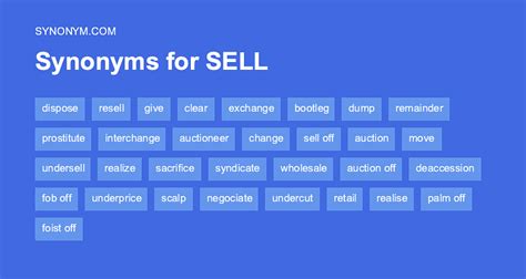 sold synonym